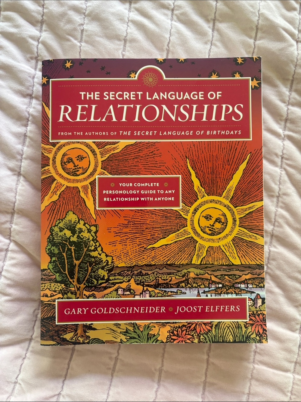 Avery Red and Yellow 'The Secret Language of Relationships' Book Cover